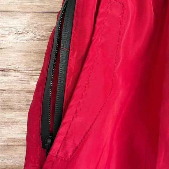 Men’s VTG Decibel Red Cargo Zippered Nylon Parachute Pants Street Wear M EUC - Picture 7 of 16